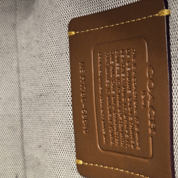 Coach Tea Rose Applique Metallic Gray Gunmetal Rogue 25 Satchel New W/o Tags - Picture 5 of 14